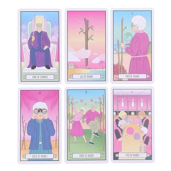 The Golden Girls 78 Card Full Tarot Deck +Free Gift - Picture 6 of 8